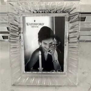 Waterford Crystal Clear Glass Picture Frame